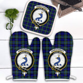 Clan Arbuthnot Modern Tartan Crest Oven Mitt And Pot Holder (2 Oven Mitts + 1 Pot Holder) BR69 Clan Arbuthnot Tartan Today